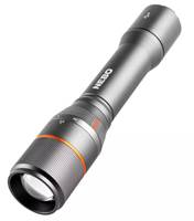 powerful handheld flashlight with 4 light modes and an included power bank