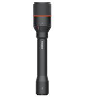powerful handheld flashlight with 4 light modes and an included power bank