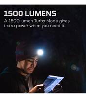 Nebo Einstein 1500 Flex - 1500 Lumen Powerful Rechargeable Headlamp - 89800