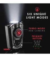 Nebo MYCRO 400 Lumen Rechargeable Pocket Light - Black - 89547