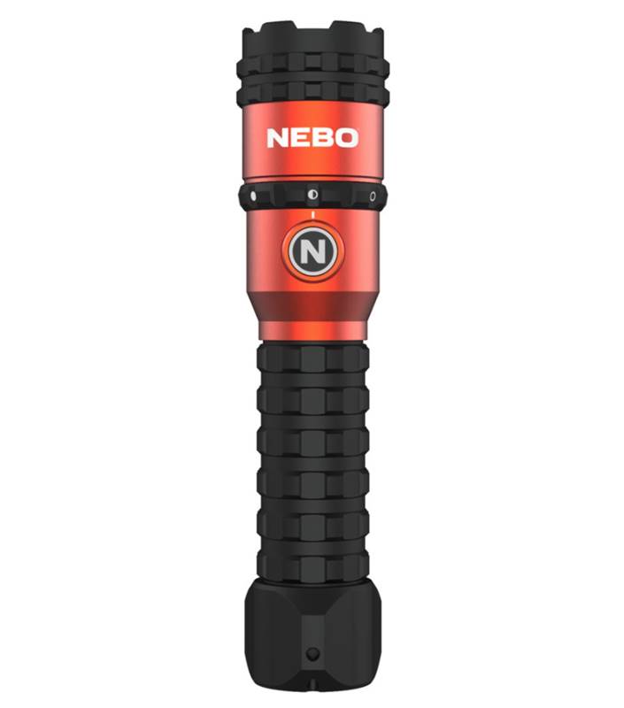 Nebo Master Series FL3000 Rechargeable Torch - Black / Orange