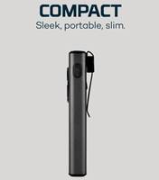 Nebo Slim+ 1200 Lumen Compact Keyring Torch / Power Bank - Black - 89647