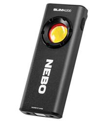 Nebo Slim+ 1200 Lumen Compact Keyring Torch / Power Bank - Black