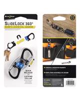 Nite Ize SlideLock 360 Magnetic Locking Carabiner - Blue - XNMSBL03R7
