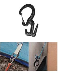 Nite Ize : Figure 9 Carabiner Rope Tightener - Small - Black 