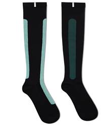 Ostrichpillow Compression Socks - Blue Reef and Caribbean Green - Large