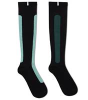 Ostrichpillow Compression Socks - Blue Reef and Caribbean Green - Small