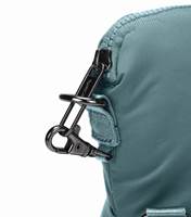 Zippers can be clipped to help protect against bag tampering