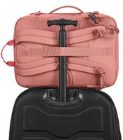 Luggage slip slides over luggage handles to keep your bag balanced on your wheeled bag