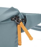 Zippers can be clipped to help protect agains luggage tampering