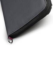 Attachment point for cut-resistant wallet strap (sold separately)