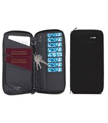 Pacsafe RFIDsafe RFID Blocking Travel Wallet - Black