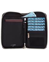  Pacsafe RFIDsafe Women's Compact Travel Organiser Wallet - Black