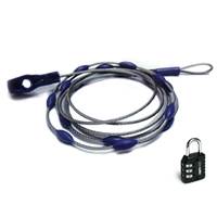 Pacsafe WrapSafe Secure Adjustable Cable Lock - 2.5 m - Purple