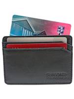 Samsonite RFID Blocking Leather Wallets : Credit Card Holder - Black