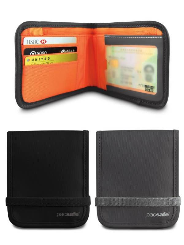 RFIDtec 100 : RFID-blocking Bi-fold Wallet : Pacsafe