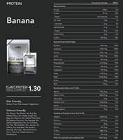 Radix Nutrition Natural Plant Protein Powder 1kg - Banana - PPP1000_BAN