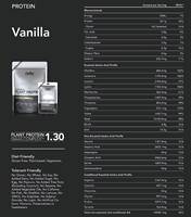 Radix Nutrition Natural Plant Protein Powder 1kg - Vanilla - PPP1000_VAN