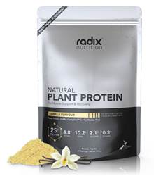 Radix Nutrition Natural Plant Protein Powder 1kg - Vanilla