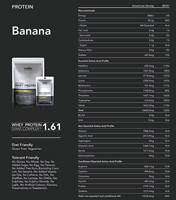 Radix Nutrition Natural Whey Protein Powder 1kg - Banana - WPP1000_BAN