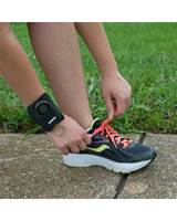 Sweat and weather-resistant alarm is comfortable with no itchy nylon strap and an easy-to-use velcro closure
