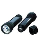 Salamander - Solar + USB Rechargeable LED Torch - POWERplus