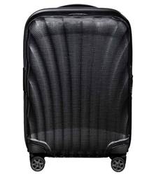  Samsonite C-Lite 55 cm Expandable 4-Wheel Cabin Spinner Luggage - Black