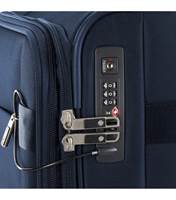 Integrated TSA cable lock and TSA combination lock