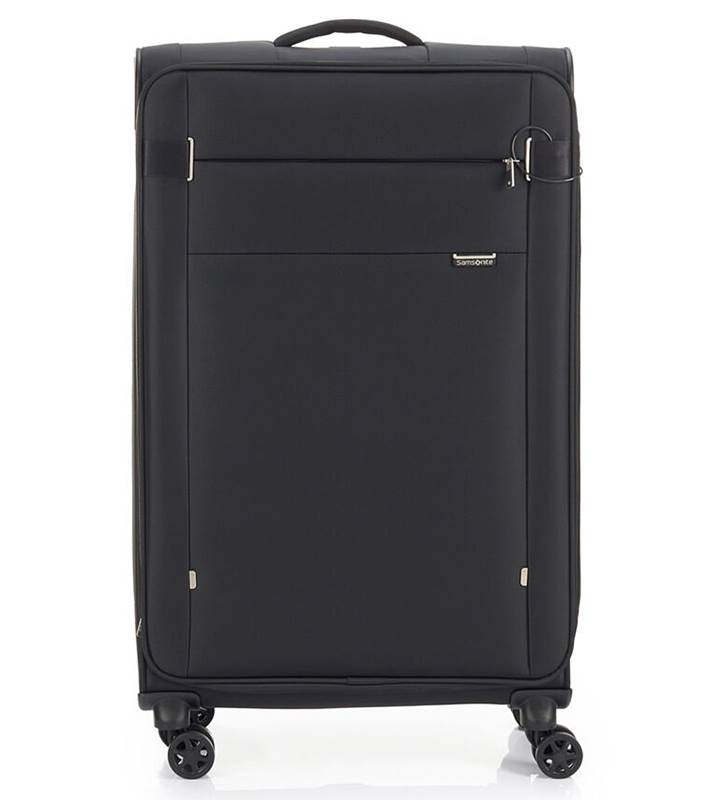 Samsonite City Rhythm 78 cm Expandable 4 Wheel Spinner Luggage - Black