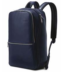 Samsonite Classic Leather 14.1" Laptop Backpack - Navy