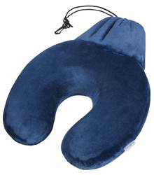 Samsonite Comfort Travelling Memory Foam Pillow with Pouch - Midnight Blue