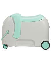 Samsonite Dream Rider DLX Ride-On Children's 4 Wheel Spinner Suitcase - Elephant Minty - 123269-8038