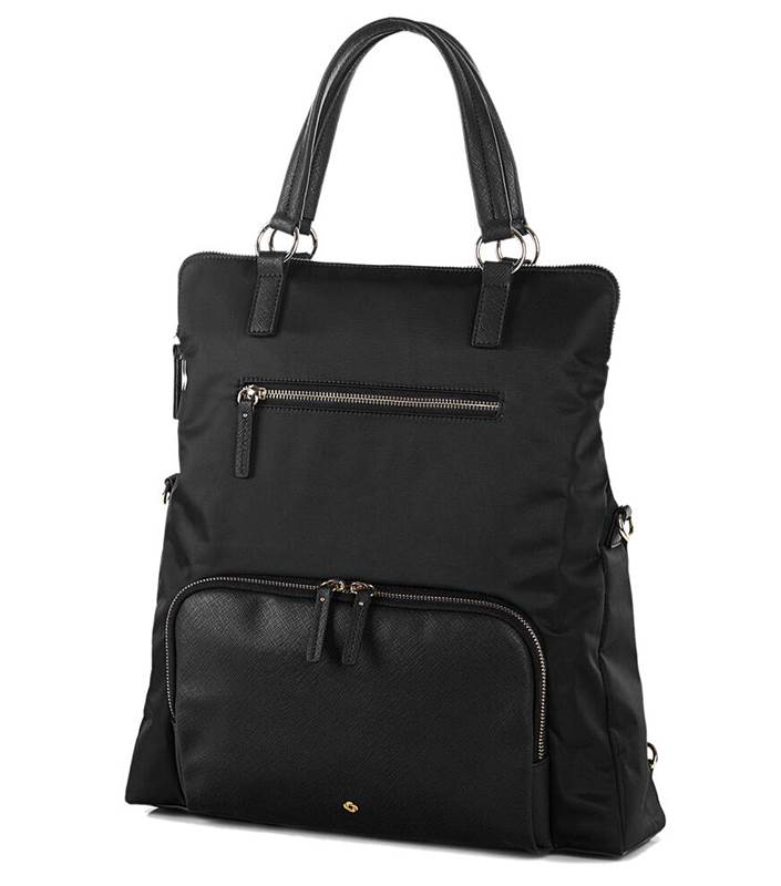 Samsonite Encompass Ladies Convertible 14.1" Laptop Tote Backpack - Black