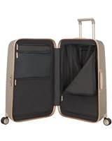Samsonite Lite-Cube Prime Luggage : 76 cm 4 Wheel Spinner - Matt Ivory Gold - 115675-4432