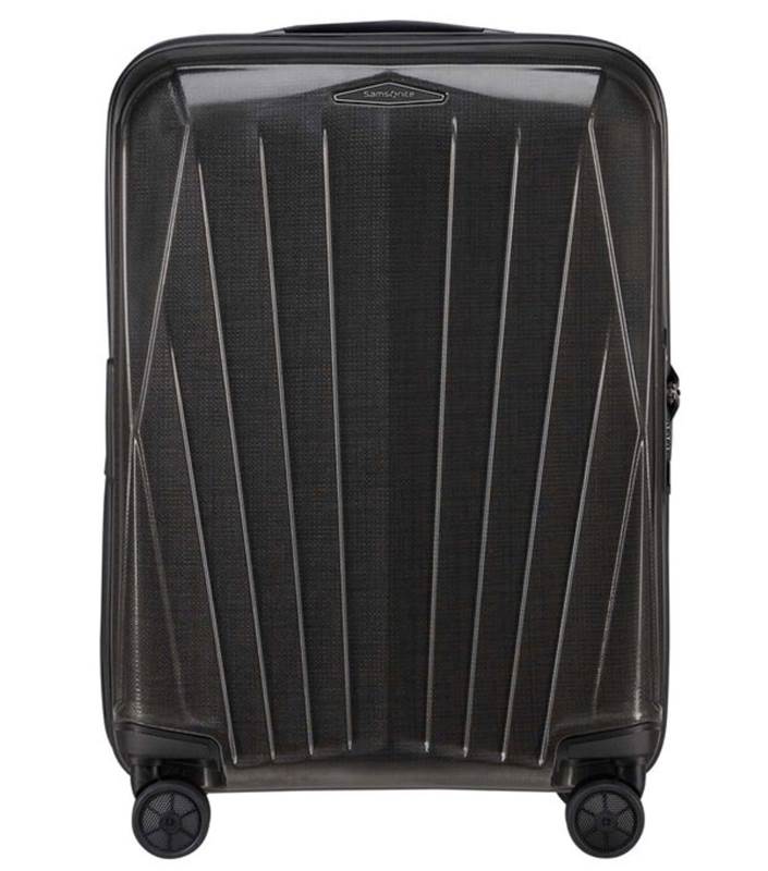 Samsonite Major-Lite 55 cm Expandable Carry-on Spinner Luggage - Black