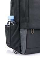 Expandable side pocket for drink bottle