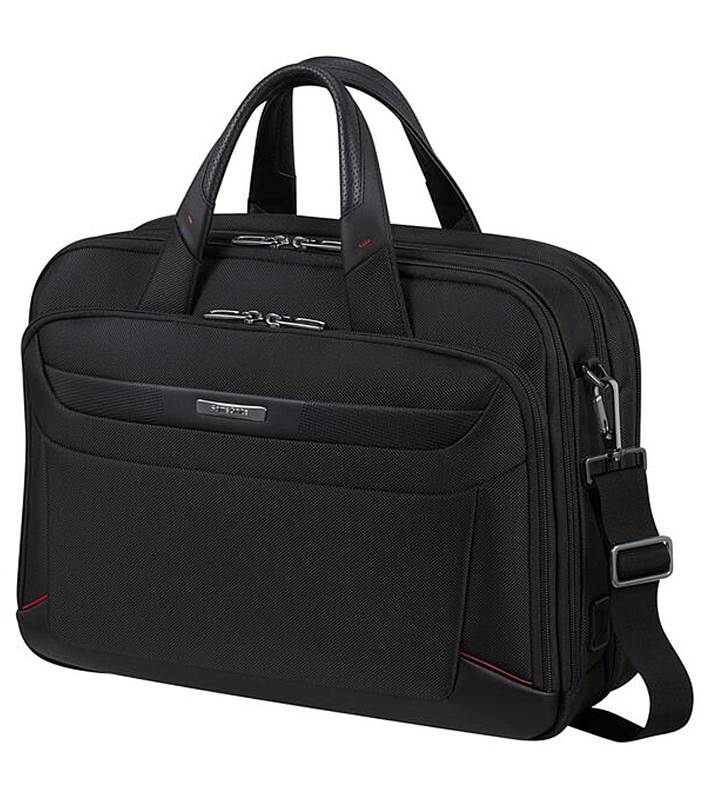 Samsonite PRO-DLX 6 - 15.6" Laptop Expandable Bailhandle Bag - Black