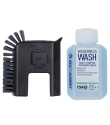 Sea To Summit Pot Scrubber and Soap Bottle (2 Piece Set ) - Black
