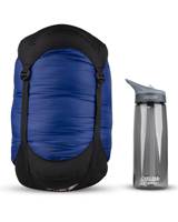 Includes lightweight Ultra-Sil compression bag for compact storage (bottle not included)