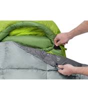 QuiltLock System connects your Cinder quilt to any Sea to Summit sleeping bag prevent the quilt from sliding off (2021 models only)