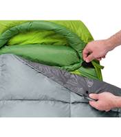 QuiltLock System securely connects your Cinder quilt to any Sea to Summit sleeping bag for extra warmth