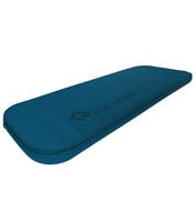 Diagonal supporting foam walls help inflate the mattress and creates a more compact rolled mat