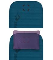 Included PillowLock patch system attaches Sea to Summit pillows to your mat, holding it in place for a slip-free sleep