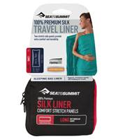 Sea to Summit Travel Sleep Liner : Silk Liner Stretch Long