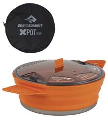 Sea to Summit X-Pot 1.4L Collapsible Cooking Pot - Orange - Storage Sack Included