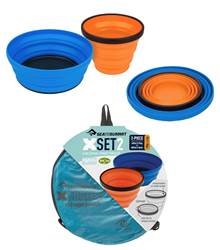 Sea to Summit X-Set - 2 Piece Bowl and Mug Set with Pouch
