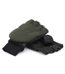 Sealskinz Windproof Cold Weather Convertible Mitt - Olive Green / Black 