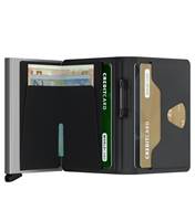 Holds 4 extra cards, banknotes and business cards