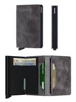 Secrid Slimwallet Compact Wallet - Vintage Grey / Black - SC5991