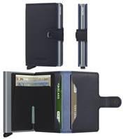 Secrid Miniwallet Compact Wallet - Saffiano Navy - SC8442